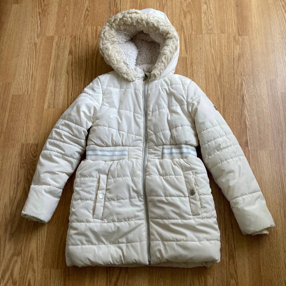 BCBG Girls Winter Jacket in White – Size Medium